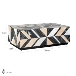 Salontafel Marmer -VTwonen Verkoopwinkel richmond interiors rostelli salontafel marmer 05