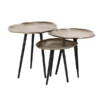 Set Van 3 Tafeltjes Aluminium