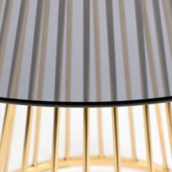 Ronde Eettafel Glas Met Goud 11 Ronde Eettafel Glas Met Goud -VTwonen Verkoopwinkel ronde eettafel glas met goud floris lumz home 03