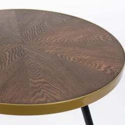 Ronde Salontafel Walnoot En Goud 8 Ronde Salontafel Walnoot En Goud -VTwonen Verkoopwinkel ronde essenhouten salontafel denise lumz home 03
