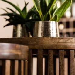 Ronde Salontafel Set Mangohout -VTwonen Verkoopwinkel ronde salontafel set mangohout tweak giani 04