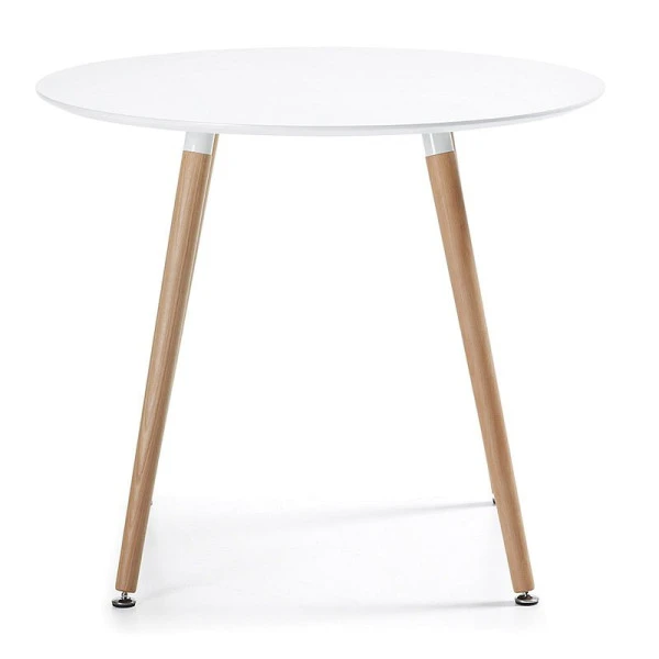 Kleine Ronde Eettafel Wit 3 Kleine Ronde Eettafel Wit - Afbeelding 3