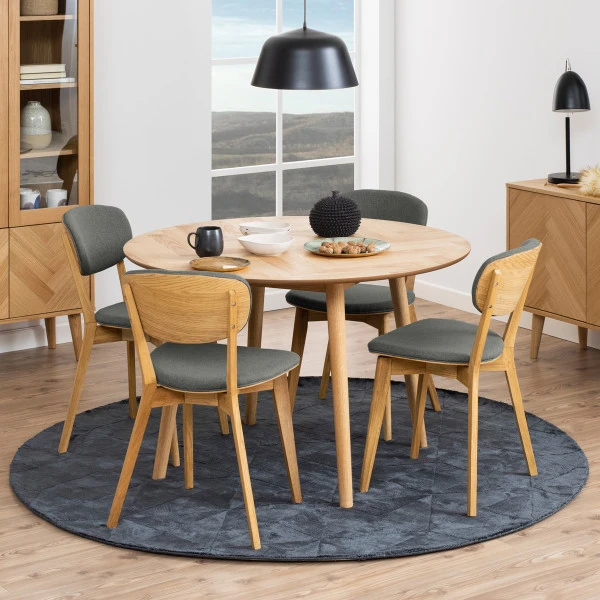 Ronde Tafel Met Een Vissengraatpatroon 4 Ronde Tafel Met Een Vissengraatpatroon - Afbeelding 4