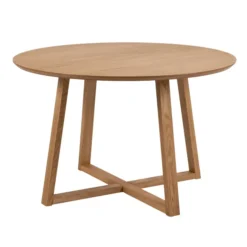 Ronde Tafel Van Eiken Fineer