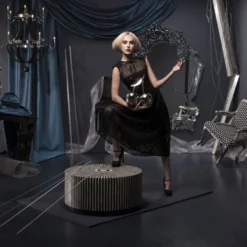 Ronde Design Salontafel Zwart-wit -VTwonen Verkoopwinkel ronde tafel zwart wit electra 75 2 800x800 1