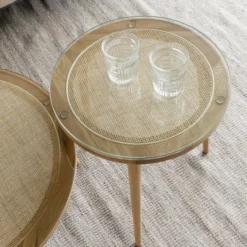 Rotan Bijzettafel Met Glasplaat 10 Rotan Bijzettafel Met Glasplaat -VTwonen Verkoopwinkel rotan bijzettafel met glasplaat haru bodio 06