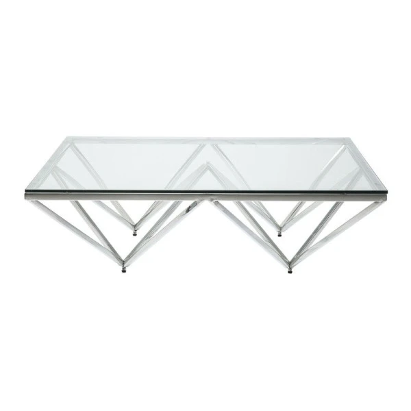 Glazen Salontafel Vierkant 1 Glazen Salontafel Vierkant