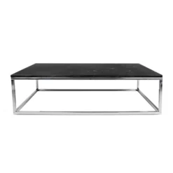 Salontafel Zwart Marmer -VTwonen Verkoopwinkel salontafel marmer tundo carmo z 2 800x800 1