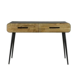 Sidetable Met 2 Mangohouten Lades -VTwonen Verkoopwinkel sidetable met 2 mangohouten lades carve giani 04