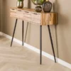 Speelse Sidetable Teakhout