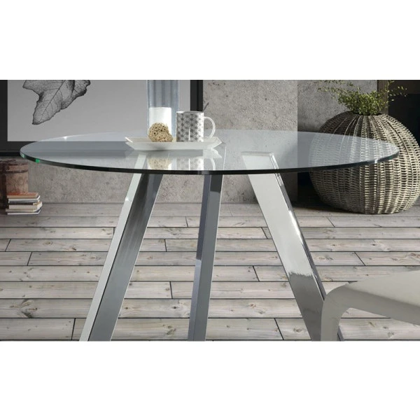 Ronde Glazen Eettafel 3 Ronde Glazen Eettafel - Afbeelding 3