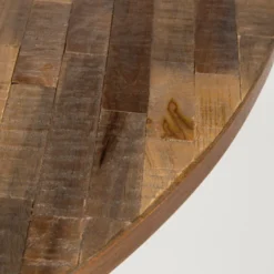 Ronde Eettafel Gerecycled Teak -VTwonen Verkoopwinkel teak retro eettafel mo lumz home 03