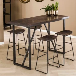 Teakhouten Bartafel Versailles