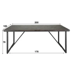 Teakhouten Eettafel Versailles -VTwonen Verkoopwinkel teakhouten eettafel versailles teca vine giani 06