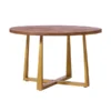 Ronde Eettafel Met Goud 130 Cm