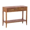 Sidetable Mangohout Met Goud