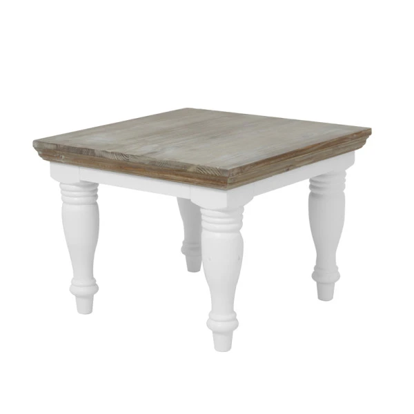 Landelijk Tafeltje Vierkant Grijs 3 Landelijk Tafeltje Vierkant Grijs - Afbeelding 3