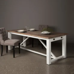 Landelijke Eettafel Teak