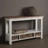 Landelijke Sidetable Met Manden
