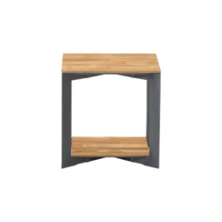 Hoektafel Van Hout En Metaal -VTwonen Verkoopwinkel tower living pandora hoektafel van hout en metaal 01