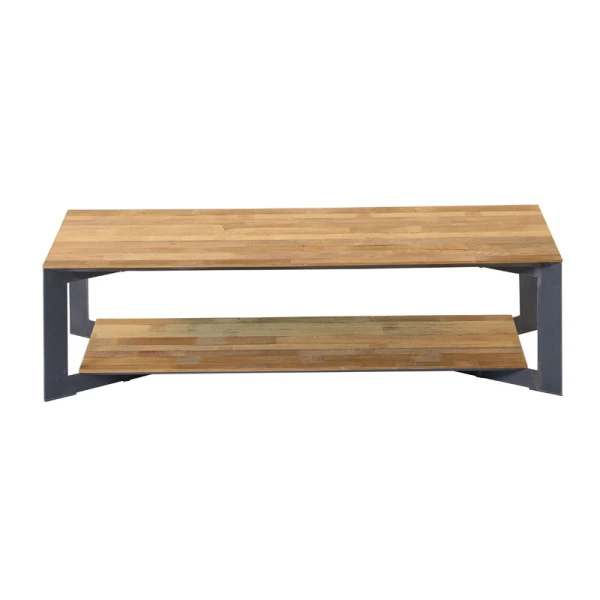 Salontafel Metaal Met Hout 1 Salontafel Metaal Met Hout