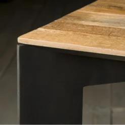 Salontafel Metaal Met Hout 7 Salontafel Metaal Met Hout -VTwonen Verkoopwinkel tower living pandora salontafel metaal met hout 04