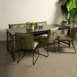 Eettafel Industrieel Zwart