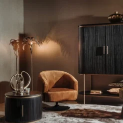 Ronde Salontafel Met Opbergruimte -VTwonen Verkoopwinkel tower living rivello ronde salontafel met opbergruimte 04