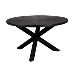 Ronde Mangohouten Eettafel