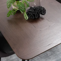 Uitschuifbare Eettafel Espresso Kleur -VTwonen Verkoopwinkel uitschuifbare eettafel espresso kleur bodio curb 03