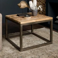 Vierkant Tafeltje Industrieel