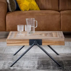 Vierkante Salontafel Teakhout