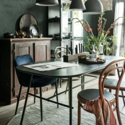 VTwonen Zwarte Mangohouten Eettafel -VTwonen Verkoopwinkel vtwonen elegance zwarte mangohouten eettafel 05