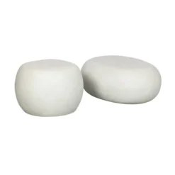 VTwonen Salontafel Wit Beton -VTwonen Verkoopwinkel vtwonen pebble witte beton salontafel 3