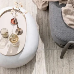 VTwonen Salontafel Wit Beton -VTwonen Verkoopwinkel vtwonen pebble witte beton salontafel 4