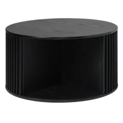 Ronde Salontafel Zwart -VTwonen Verkoopwinkel wandkast zwart bodio togo 03 1