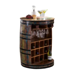 Wijnvat Bartafel Met Wijnrek -VTwonen Verkoopwinkel wijnvat bartafel met wijnrek otar lavis 04