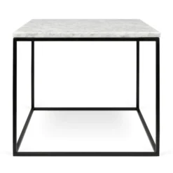 Bijzettafel Van Wit Marmer