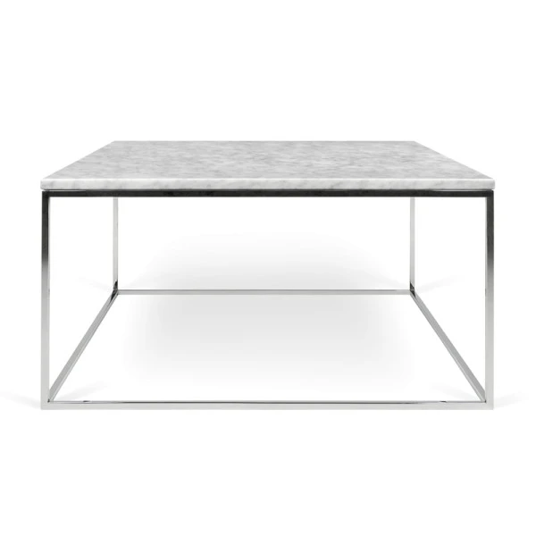 Witte Salontafel Marmer 75 Cm 2 Witte Salontafel Marmer 75 Cm - Afbeelding 2