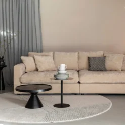 Zuiver Ronde Salontafel Van Aluminium 12 Zuiver Ronde Salontafel Van Aluminium -VTwonen Verkoopwinkel zuiver floss ronde salontafel van aluminium zwart 07 1