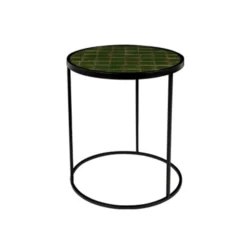 Zuiver Ronde Bijzettafel 5 Zuiver Ronde Bijzettafel -VTwonen Verkoopwinkel zuiver glazed ronde bijzettafel 03