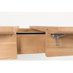 Zuiver Uitschuifbare Eettafel Essenhout -VTwonen Verkoopwinkel zuiver glimps verstelbare eettafel natural hout 08 1