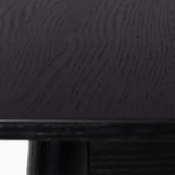 Zuiver Uitschuifbare Eettafel Zwart Hout -VTwonen Verkoopwinkel zuiver glimps verstelbare eettafel zwart geverfd hout 05