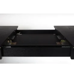 Zuiver Uitschuifbare Eettafel Zwart Hout -VTwonen Verkoopwinkel zuiver glimps verstelbare eettafel zwart geverfd hout 09