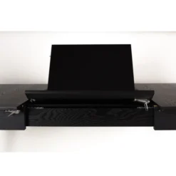 Zuiver Uitschuifbare Eettafel Zwart Hout -VTwonen Verkoopwinkel zuiver glimps verstelbare eettafel zwart geverfd hout 10