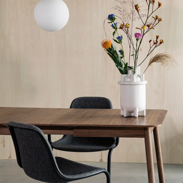 Zuiver Walnoot Eettafel Uitschuifbaar 2 Zuiver Walnoot Eettafel Uitschuifbaar - Afbeelding 2