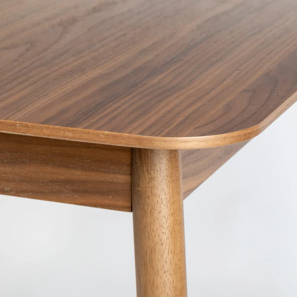Zuiver Walnoot Eettafel Uitschuifbaar 5 Zuiver Walnoot Eettafel Uitschuifbaar - Afbeelding 5