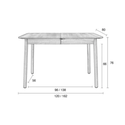 Zuiver Walnoot Eettafel Uitschuifbaar 17 Zuiver Walnoot Eettafel Uitschuifbaar -VTwonen Verkoopwinkel zuiver glimps walnut walnoot eettafel uitschuifbaar 120 162 09 1