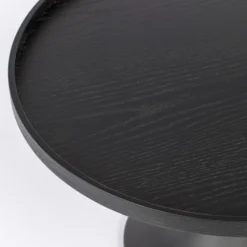 Zuiver Ronde Salontafel Zwart Eiken 6 Zuiver Ronde Salontafel Zwart Eiken -VTwonen Verkoopwinkel zuiver jason ronde salontafel zwart eiken 02