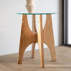 Zuiver Design Bijzettafel Hout -VTwonen Verkoopwinkel zuiver kobe design bijzettafel hout 02 1